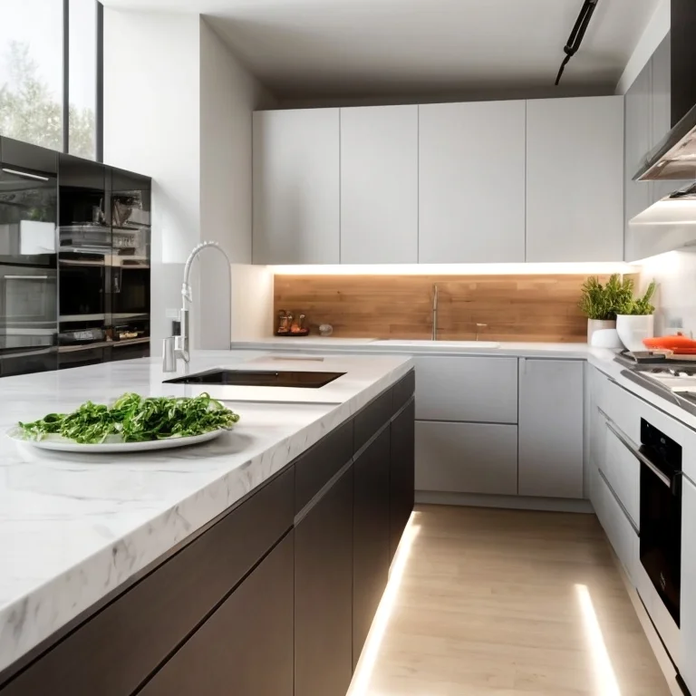 Smart AI Backofen in moderner Küche